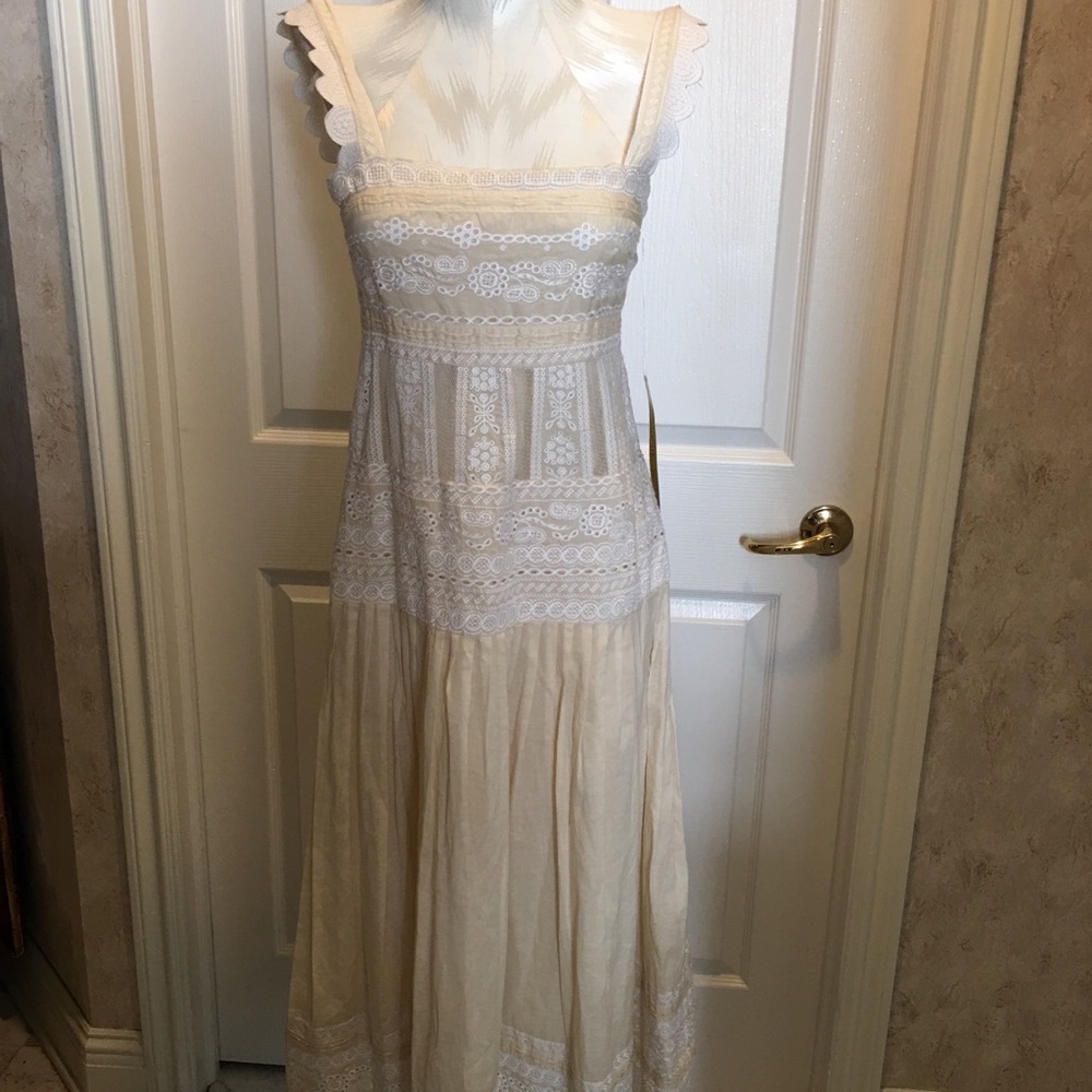 Catherine Malandrino Cotton Lace Dress Size 4
